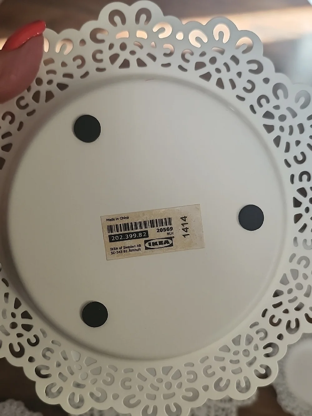 IKEA Skurar Decorative Trays/Candle Dishes/Holders